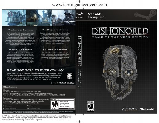 Dishonored - Game of the Year Edition Box Art.