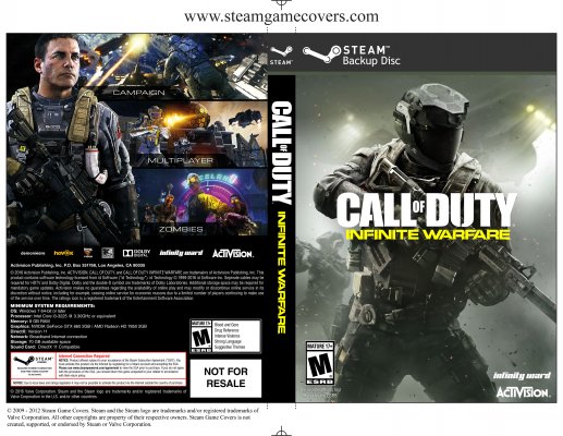 Steam Game Covers: Call of Duty: Infinite Warfare Box Art