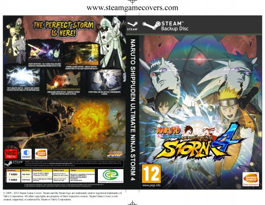 Naruto Shippuden Ultimate Ninja Storm 4 (Holographic Cover Art) No Game  Included