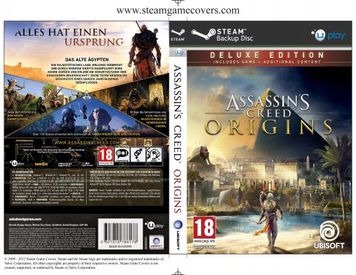 Steam Game Covers: Assassin's Creed Origins Box Art