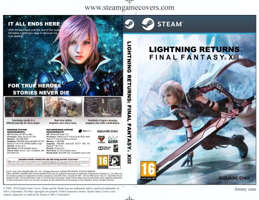 Steam Game Covers: LIGHTNING RETURNS: FINAL FANTASY XIII Box Art