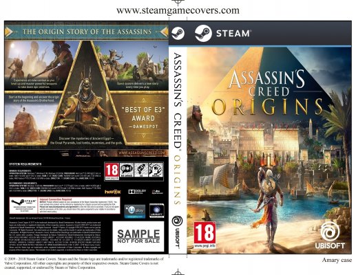 Steam Game Covers: Assassin's Creed Origins Box Art