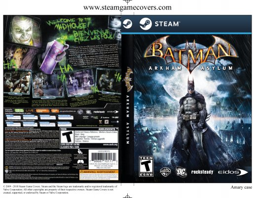Steam Game Covers: Batman: Arkham Asylum Box Art