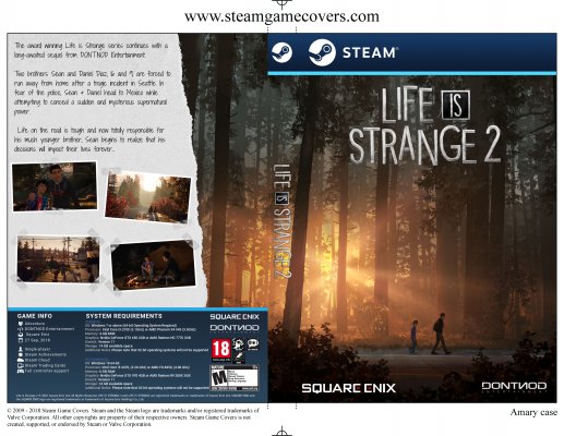 Steam Game Covers: Life is Strange 2 Box Art