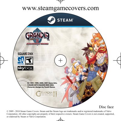 Steam Game Covers: Grandia II Anniversary Edition Disc Art