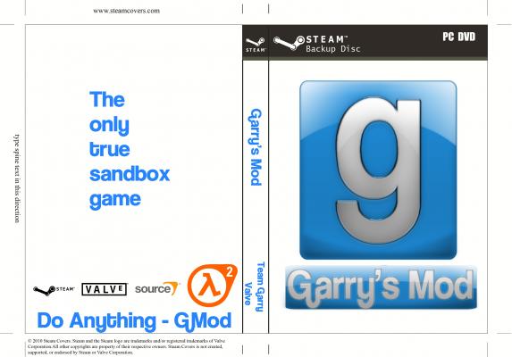 Garry's Mod Xbox 360 Box Art Cover by Broken Pixel91