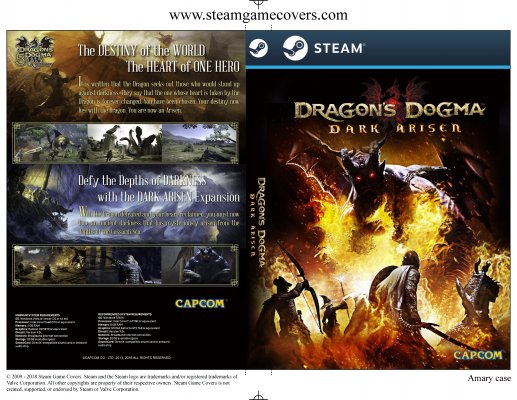 Steam Game Covers Dragon S Dogma Dark Arisen Box Art