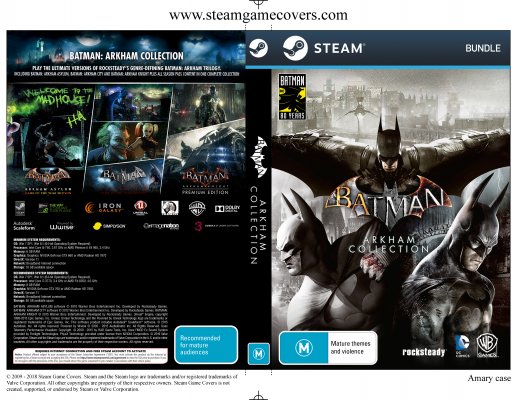 Batman: Arkham Collection, Steam Game Bundle