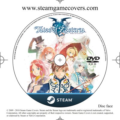 Steam Game Covers: Tales of Zestiria Disc Art