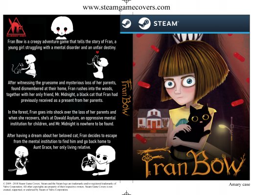 Steam Game Covers Fran Bow Box Art