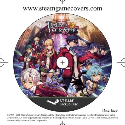 Steam Game Covers: Legend of Heroes: Trails of Cold Steel Disc Art