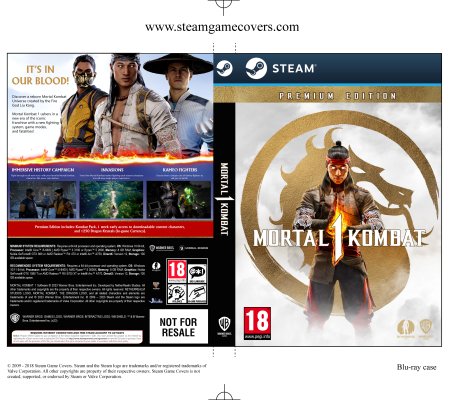 Steam Game Covers: Mortal Kombat 1 Box Art