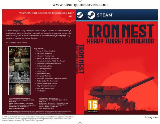 IRON NEST: Heavy Turret Simulator